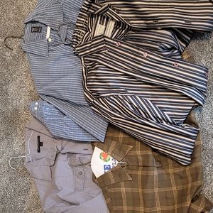 4 Dress shirt bundle- mixed brands